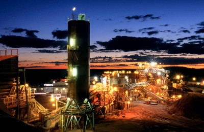 Mine Plant at NIght - Bika Open Source LIMS