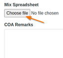 Select Mix file to upload in Bika Cement Open Source LIMS for cement and concrete laboratories