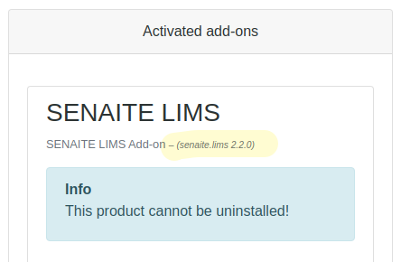 senaite.lims Add-on in Bika Open Source LIMS